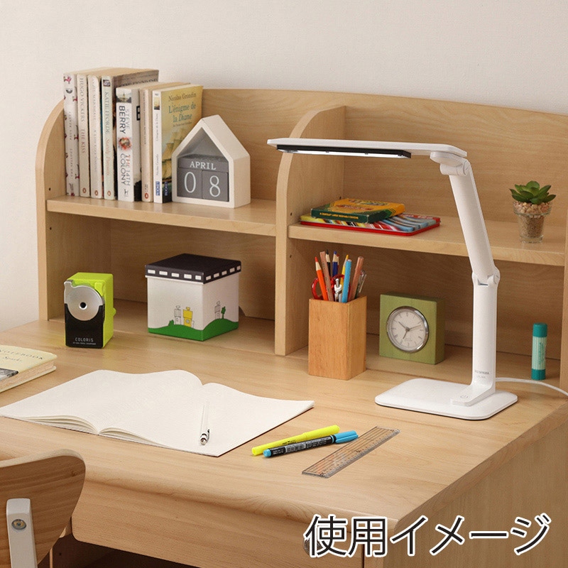 アイリスオーヤマ LEDデスクライト　502 ホワイト LDL-502-W 1台（ご注文単位1台）【直送品】
