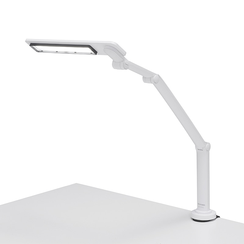 アイリスオーヤマ LEDデスクライト　701　クランプタイプ ホワイト LDL-701CL-W 1台（ご注文単位1台）【直送品】