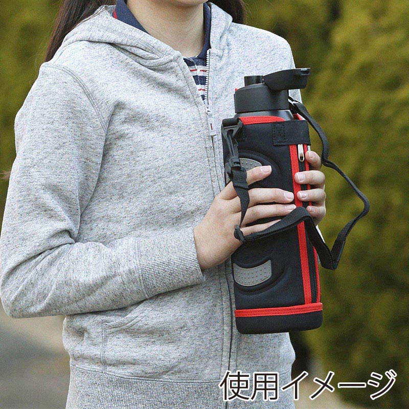 アイリスオーヤマ ステンレスケータイボトル ダイレクトボトル 1.5L レッド DB-1500 1個(ご注文単位1個)【直送品】