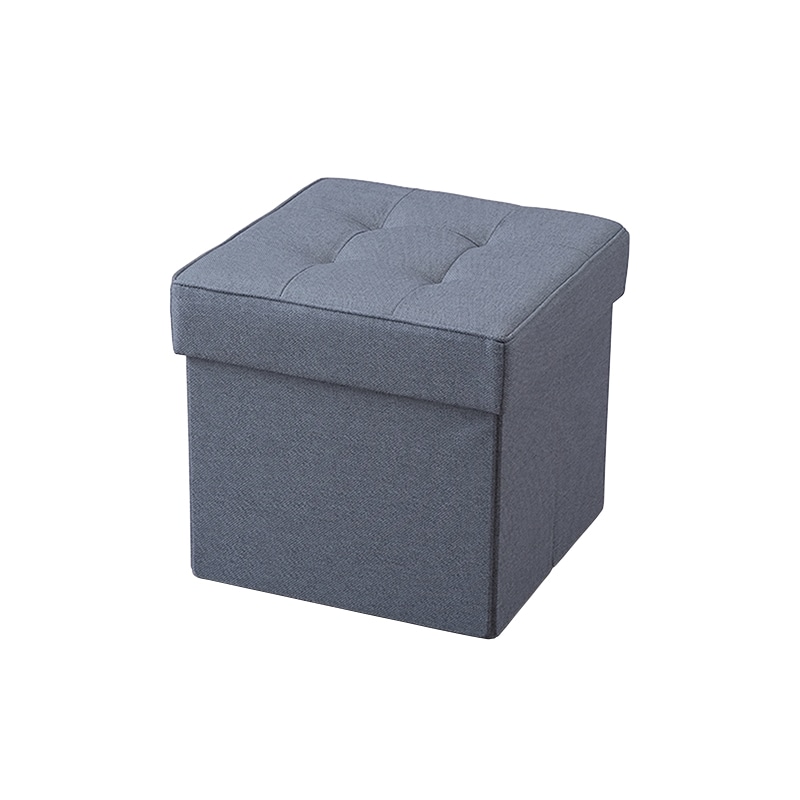 アイリスオーヤマ 折りたたみ収納スツール レギュラー ブルー SSTR-38 1個(ご注文単位1個)【直送品】