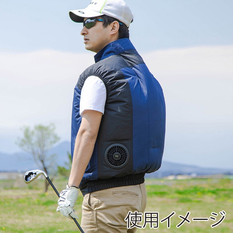 アイリスオーヤマ クールウェアPRO ベスト M ネイビー CBP-M1-A 1枚(ご注文単位1枚)【直送品】