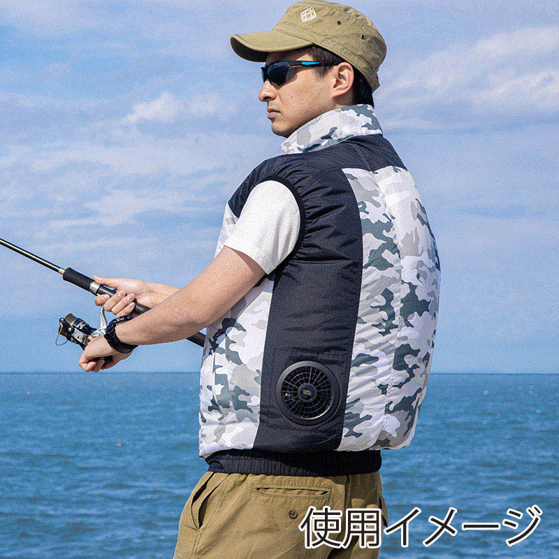 アイリスオーヤマ クールウェアPRO　ベスト L　迷彩 CBP-L1-ME 1枚（ご注文単位1枚）【直送品】