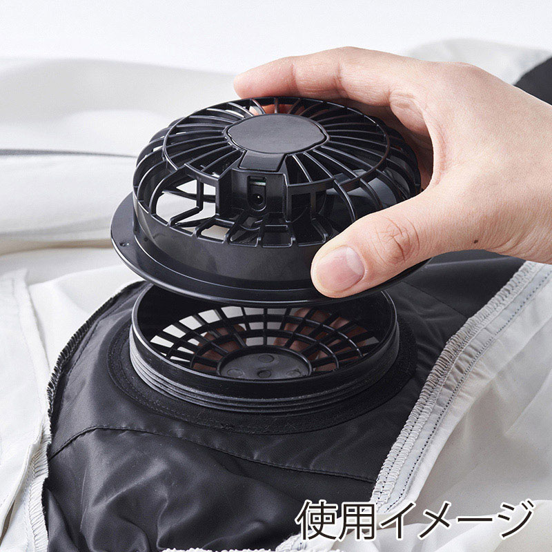 アイリスオーヤマ クールウェアPRO ファン 2個セット ブラック CFP-1 1個(ご注文単位1個)【直送品】