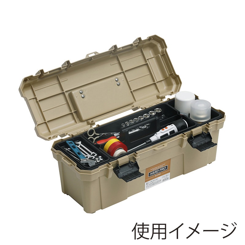 アイリスオーヤマ アウトドアボックス HARD PRO 57×23×23 ベージュ OD-560 1個(ご注文単位1個)【直送品】