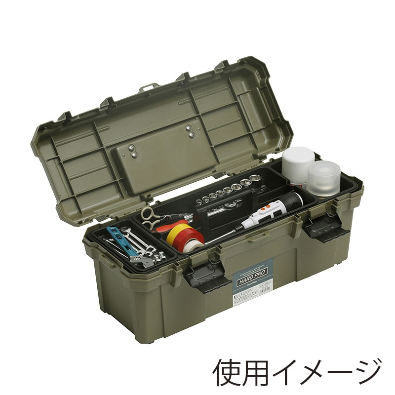 アイリスオーヤマ アウトドアボックス HARD PRO 57×23×23 カーキ OD-560 1個(ご注文単位1個)【直送品】