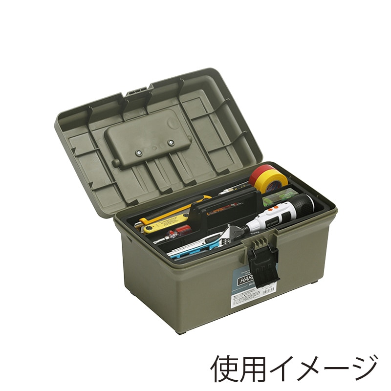 アイリスオーヤマ アウトドアボックス HARD PRO 35×22×21 カーキ OD-400 1個(ご注文単位1個)【直送品】
