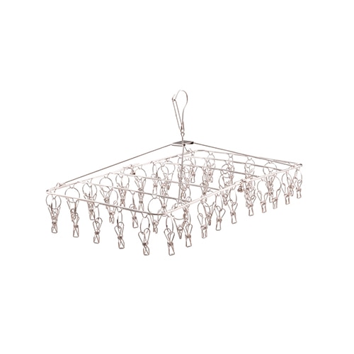 アイリスオーヤマ ステンレスピンチハンガー PIH-50SH 535818 1個(ご注文単位1個)【直送品】