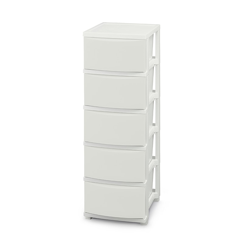 アイリスオーヤマ スリムチェスト 5段 ホワイト CLN-325 1台(ご注文単位1台)【直送品】
