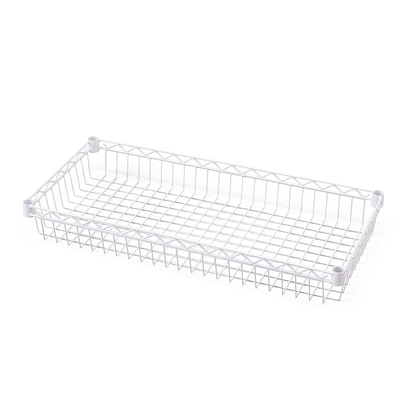 アイリスオーヤマ カラーメタルラックパーツ　バスケット棚板 幅75cm　ホワイト CMM-7535BT 1枚（ご注文単位1枚）【直送品】