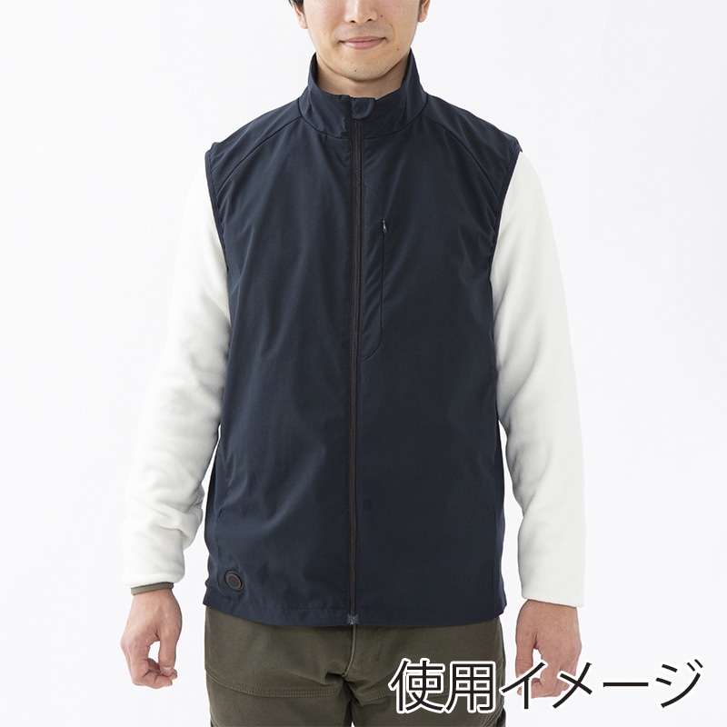 アイリスオーヤマ ヒートウェア　ベスト S　ネイビー HW-01OD-S-A 1枚（ご注文単位1枚）【直送品】