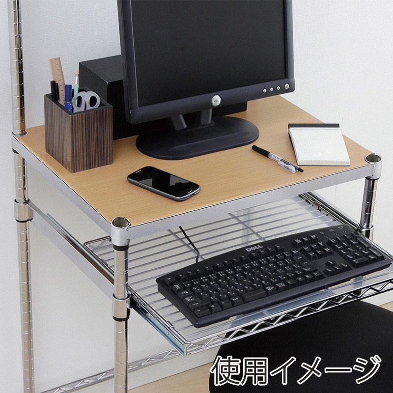 アイリスオーヤマ メタルラックパーツ ウッディ棚板 幅61cm ナチュラル MR-61TWM 1枚(ご注文単位1枚)【直送品】