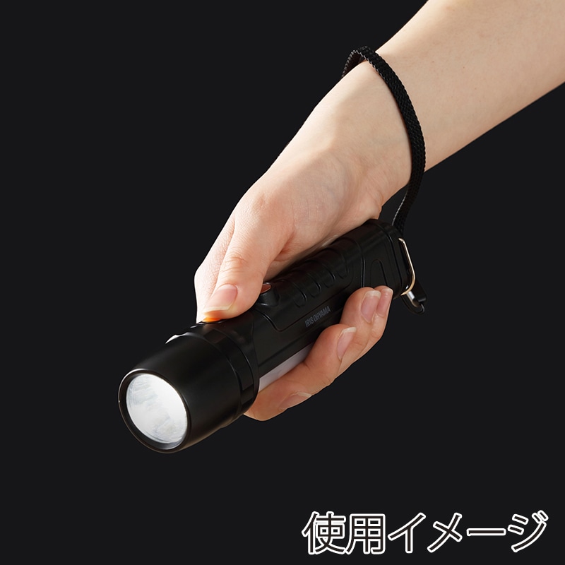 アイリスオーヤマ LEDハンディライト グレー LKD-350L 1個(ご注文単位1個)【直送品】