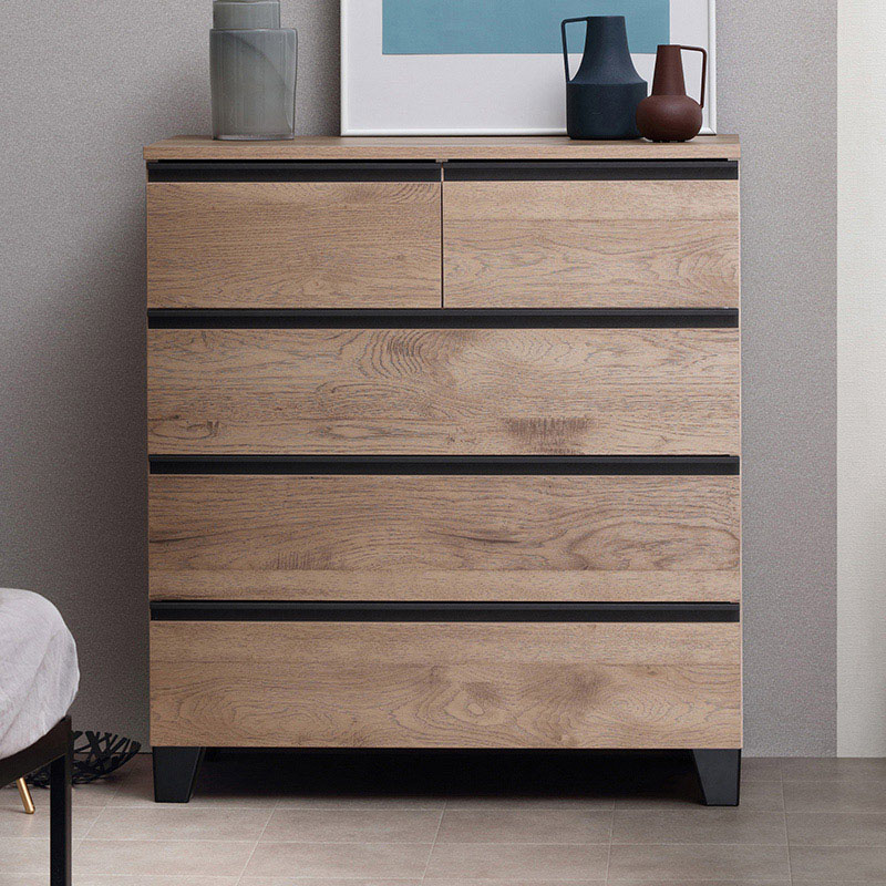 アイリスオーヤマ ウッドチェスト　脚付き　幅79cm アッシュブラウン WCHL-790 1台（ご注文単位1台）【直送品】