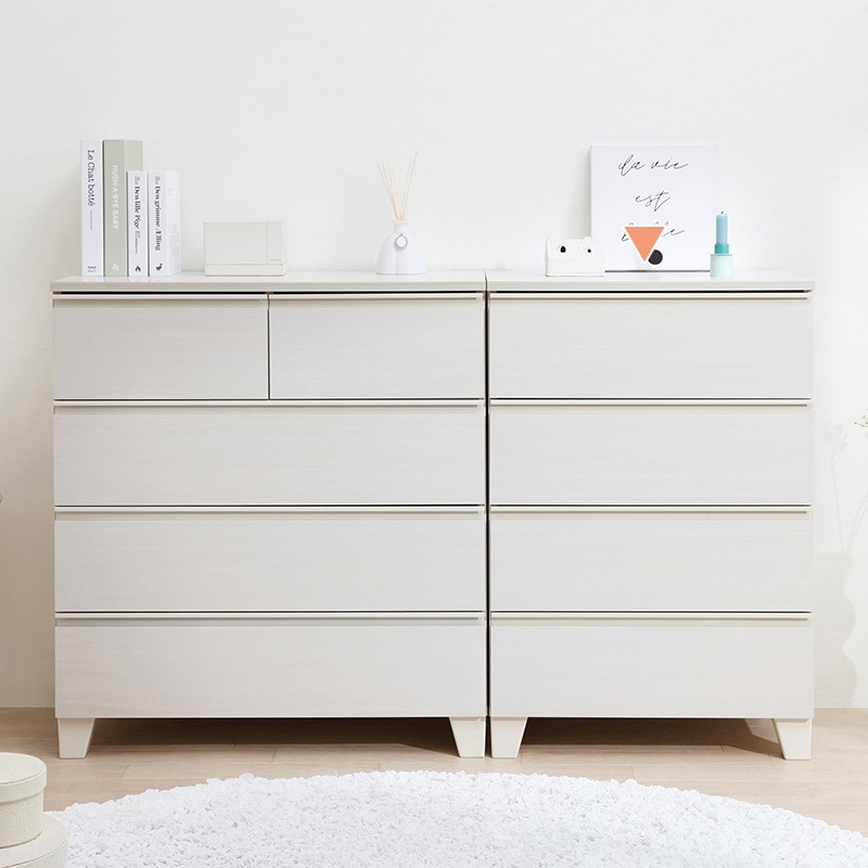 アイリスオーヤマ ウッドチェスト　脚付き　幅59cm オフホワイト WCHL-590 1台（ご注文単位1台）【直送品】