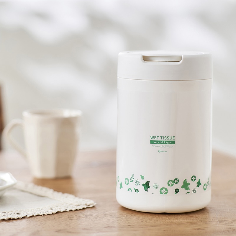 アイリスオーヤマ 凄厚　除菌ができるウェットティッシュ　ボトル ノンアルコールタイプ　65枚入 288657 1個（ご注文単位1個）【直送品】