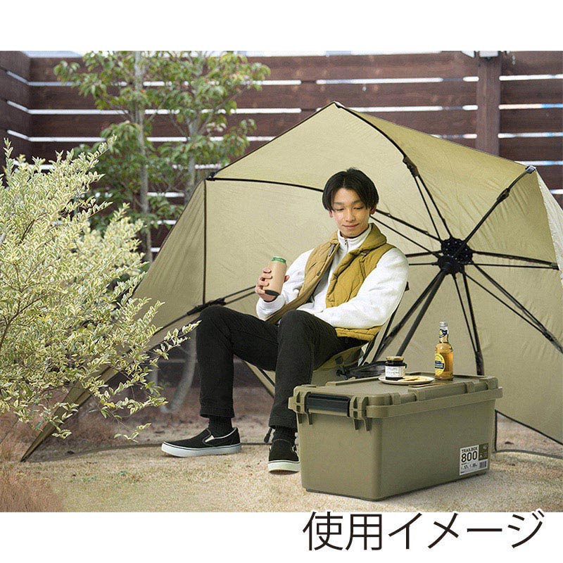 アイリスオーヤマ ヒューゲル ワンタッチシェード カーキ OTS-3440 1個(ご注文単位1個)【直送品】