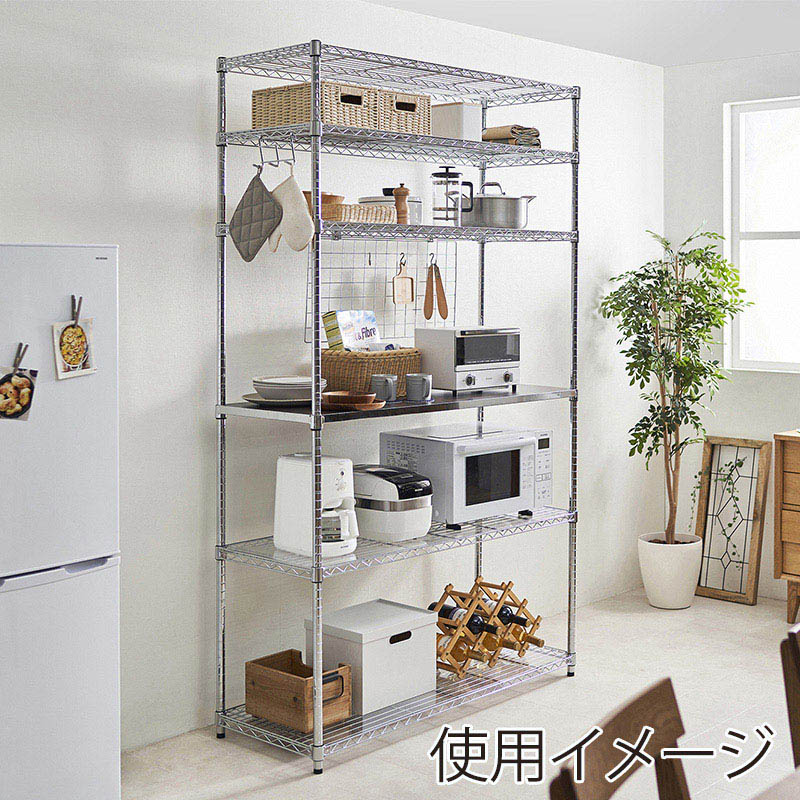 アイリスオーヤマ メタルラック 幅120cm 6段 シルバー SE-1221 1台(ご注文単位1台)【直送品】