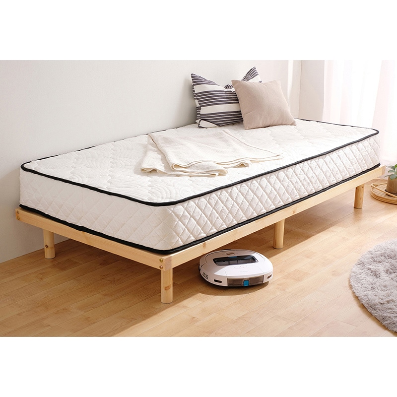 アイリスオーヤマ ポケットコイルマットレス シングル ホワイト PMTS20N-S 1枚(ご注文単位1枚)【直送品】