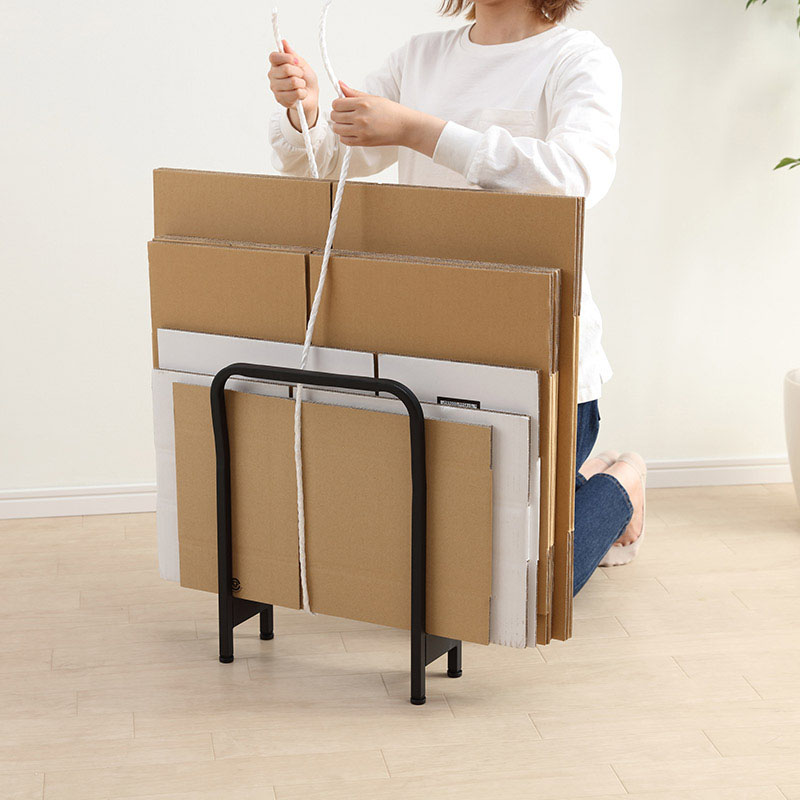 アイリスオーヤマ 段ボールストッカー CBS-350 ブラック 289131 1個(ご注文単位1個)【直送品】