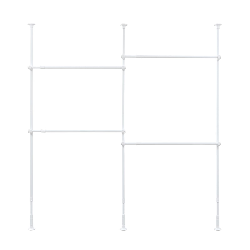 アイリスオーヤマ 突っ張りワードローブ　157.9～263cm ホワイト TWR3-2630 1個（ご注文単位1個）【直送品】