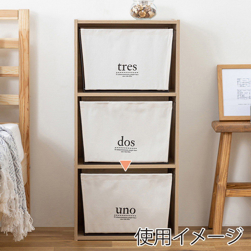 アイリスオーヤマ CBボックス用ワイヤーバスケット アイボリー UNO WIB-38 1個(ご注文単位1個)【直送品】