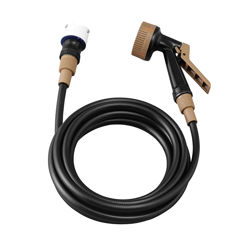 アイリスオーヤマ カットホース ガン付 φ9 5m ブラック GKH-5 1巻(ご注文単位1巻)【直送品】