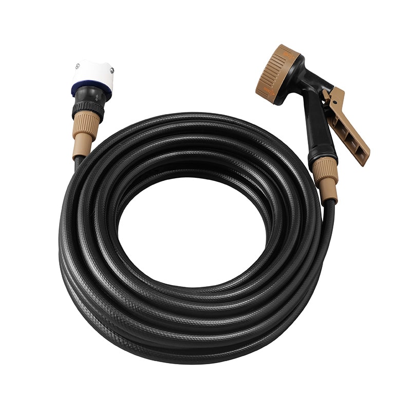 アイリスオーヤマ カットホース ガン付 φ9 10m ブラック GKH-10 1巻(ご注文単位1巻)【直送品】