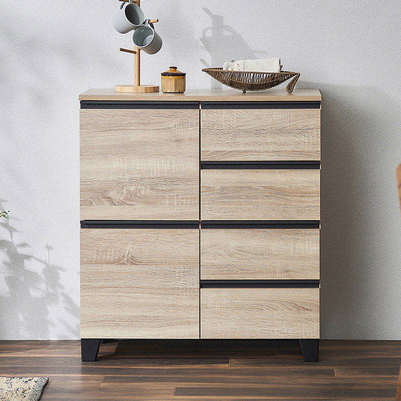 アイリスオーヤマ リビングキャビネット 幅79cm ライトナチュラル RCB-790 1台(ご注文単位1台)【直送品】