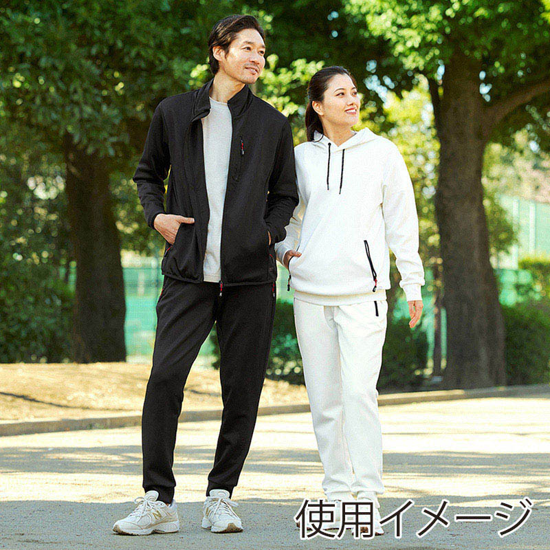 アイリスオーヤマ ファンクト ストレッチフーディー プルオーバー 3L ホワイト FC21403-WH3L 1枚(ご注文単位1枚)【直送品】