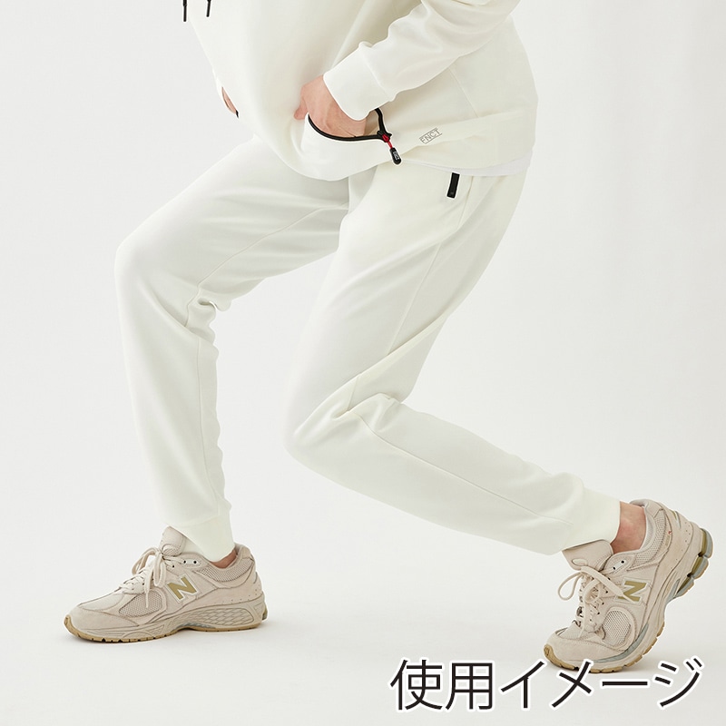 アイリスオーヤマ ファンクト　ストレッチジョグパンツ M　ホワイト FC21404-WHM 1枚（ご注文単位1枚）【直送品】