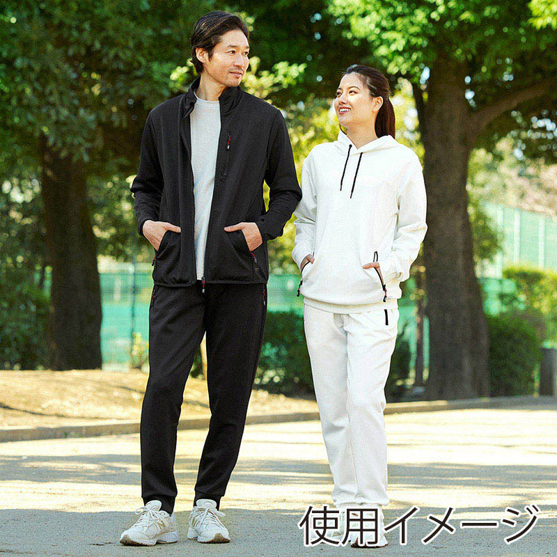 アイリスオーヤマ ファンクト ストレッチジョグパンツ XL ホワイト FC21404-WHXL 1枚(ご注文単位1枚)【直送品】