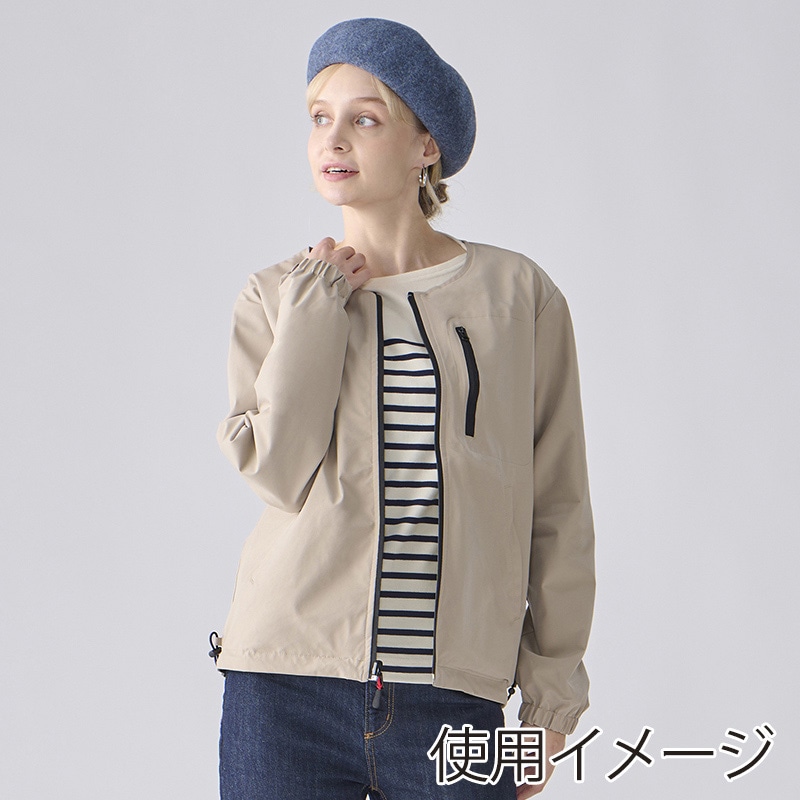 アイリスオーヤマ ファンクト 撥水ヒートブルゾン リバーシブル S カーキ/ベージュ FC21611-K/BS 1枚(ご注文単位1枚)【直送品】