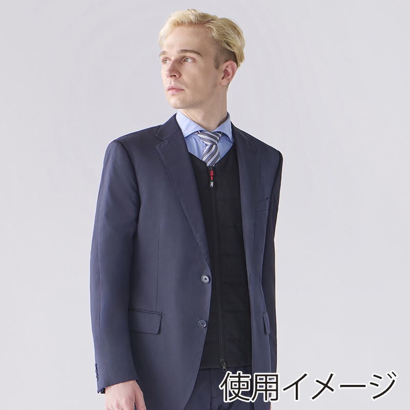 アイリスオーヤマ ファンクト ヒートベスト ツイード調 S ネイビー FC21612-NVS 1枚(ご注文単位1枚)【直送品】