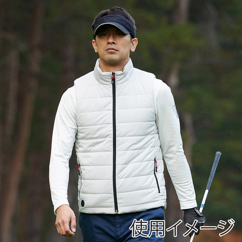 アイリスオーヤマ ファンクト ヒートベスト リバーシブル L ライトグレー FC21613-LGRL 1枚(ご注文単位1枚)【直送品】