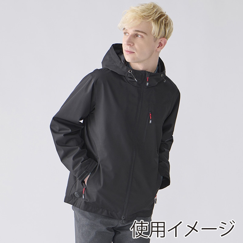 アイリスオーヤマ ファンクト ヒートジャケット マウンテンパーカー XL ブラック FC21616-BKXL 1枚(ご注文単位1枚)【直送品】