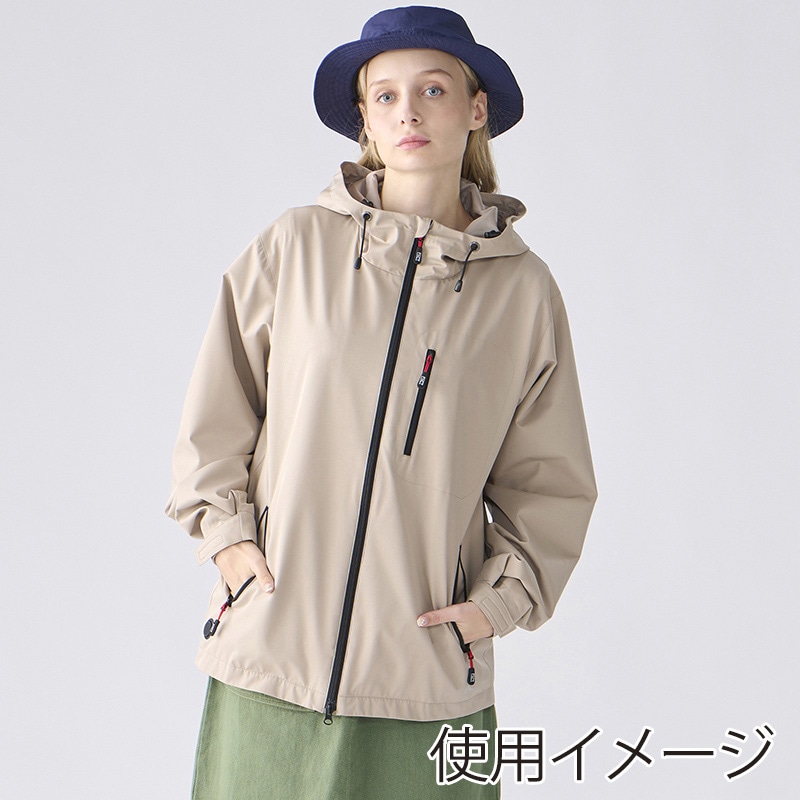 アイリスオーヤマ ファンクト ヒートジャケット マウンテンパーカー L ベージュ FC21616-BEL 1枚(ご注文単位1枚)【直送品】