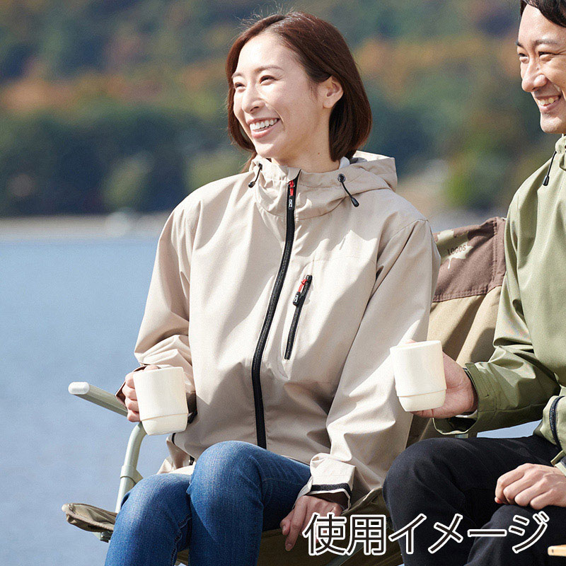 アイリスオーヤマ ファンクト ヒートジャケット マウンテンパーカー 3L ベージュ FC21616-BE3L 1枚(ご注文単位1枚)【直送品】