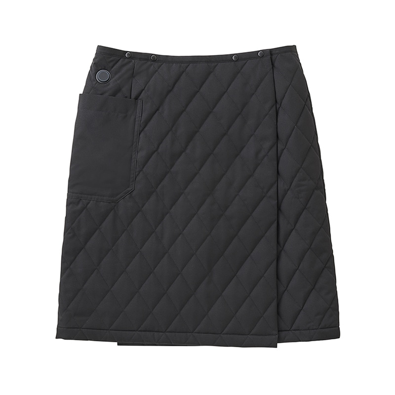 アイリスオーヤマ ファンクト　ヒートスカート　キルティング M／L　ブラック FC21619-BKM／L 1枚（ご注文単位1枚）【直送品】