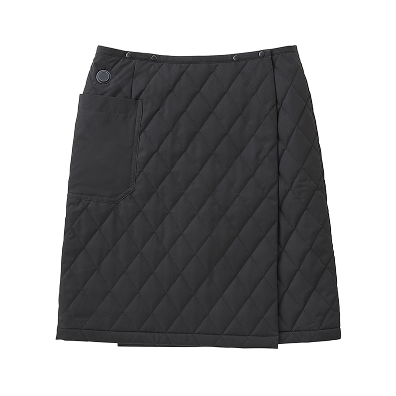 アイリスオーヤマ ファンクト　ヒートスカート　キルティング L／XL　ブラック FC21619-BKL／XL 1枚（ご注文単位1枚）【直送品】