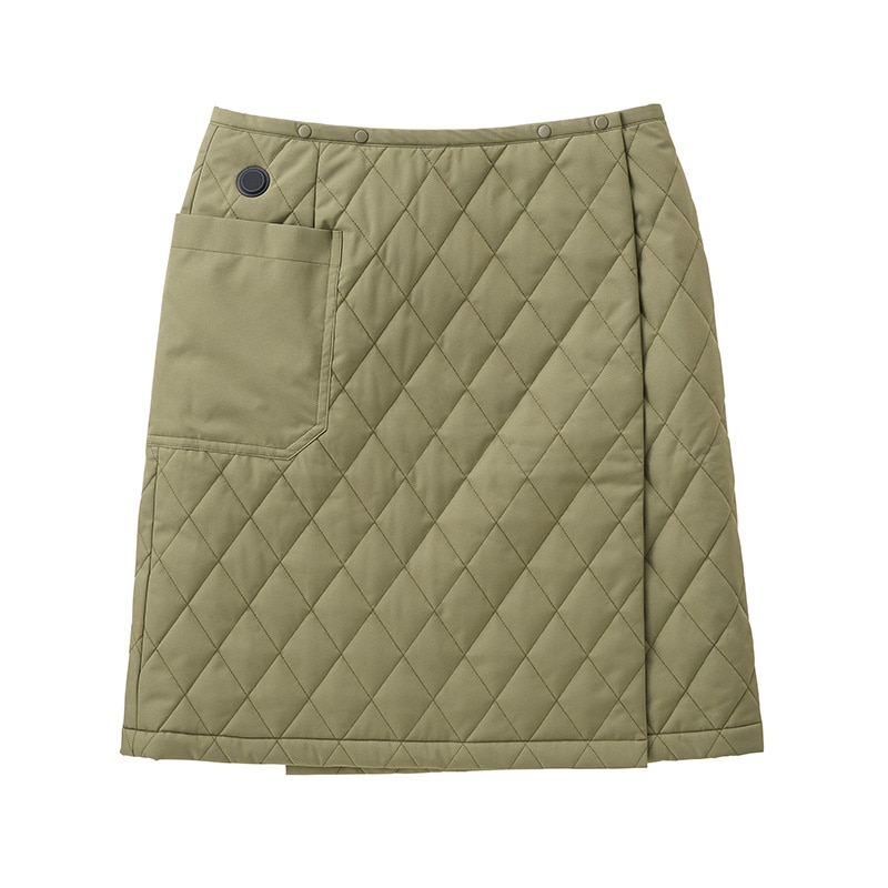 アイリスオーヤマ ファンクト　ヒートスカート　キルティング S／M　カーキ FC21619-KHS／M 1枚（ご注文単位1枚）【直送品】