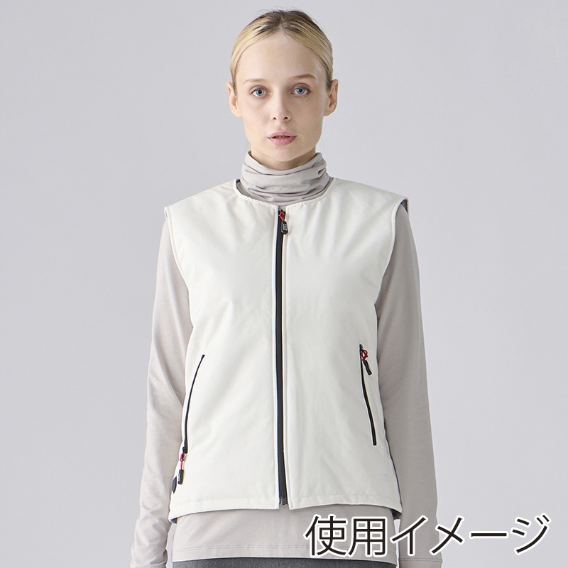 アイリスオーヤマ ファンクト　インナーヒートベスト　バッテリー付き XL　オフホワイト FC21620-OWHXL 1セット（ご注文単位1セット）【直送品】