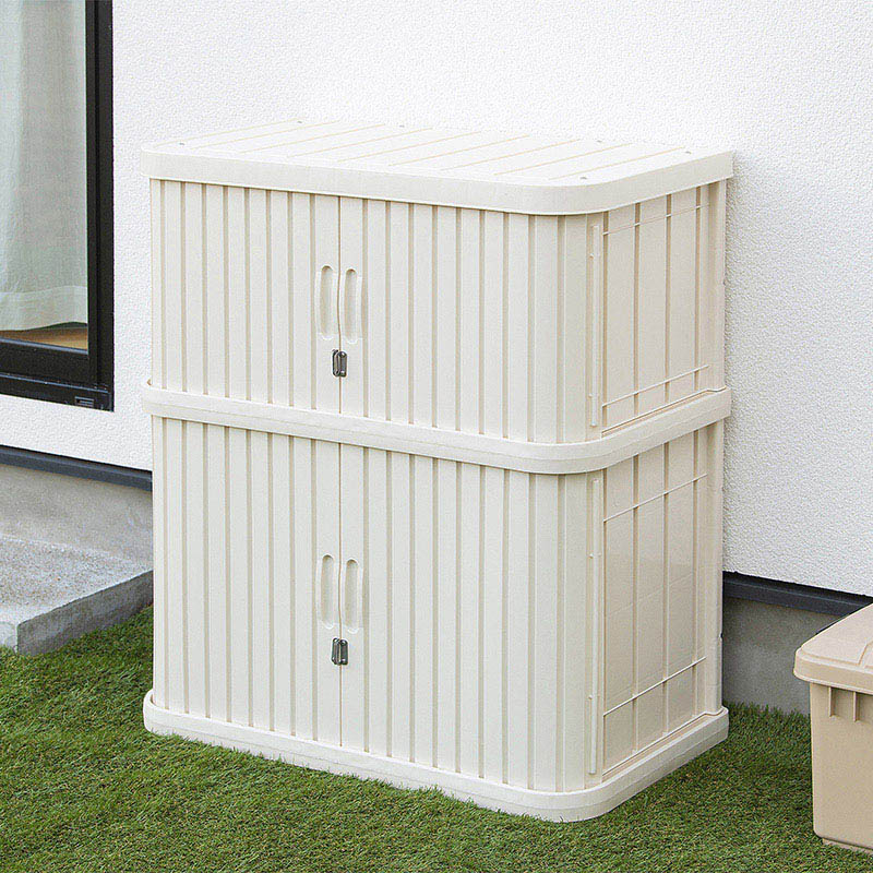 アイリスオーヤマ ミニロッカー 高105cm アイボリー ML-1050V 1台(ご注文単位1台)【直送品】