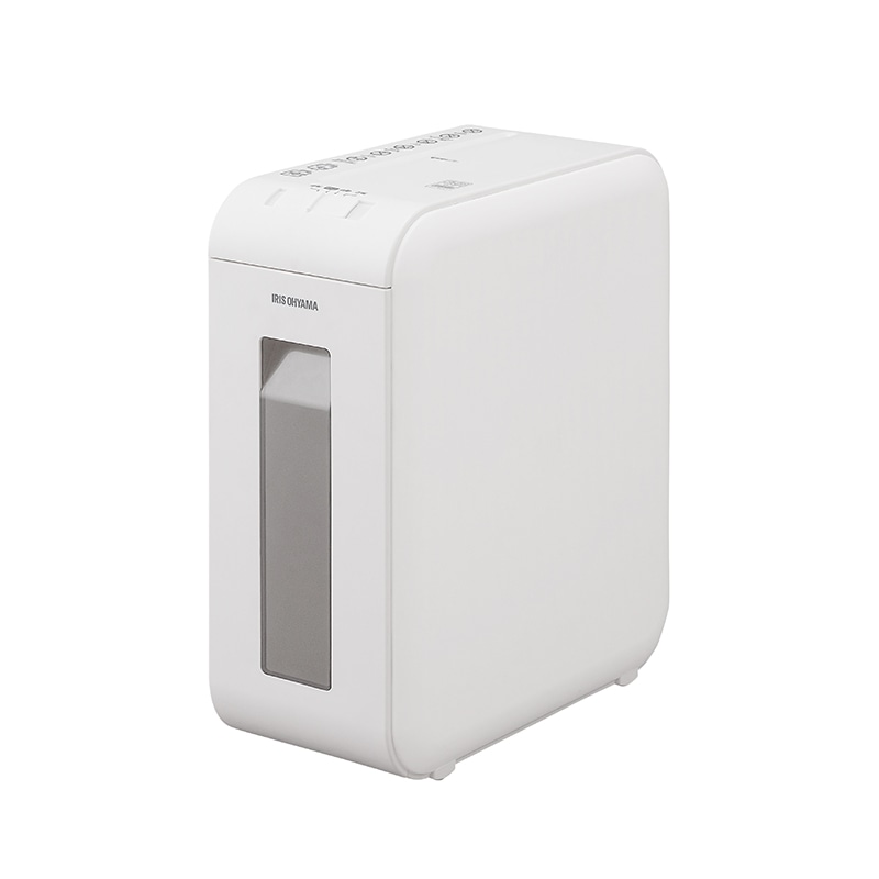アイリスオーヤマ パーソナルシュレッダー ホワイト P4HMSV-W 1台(ご注文単位1台)【直送品】