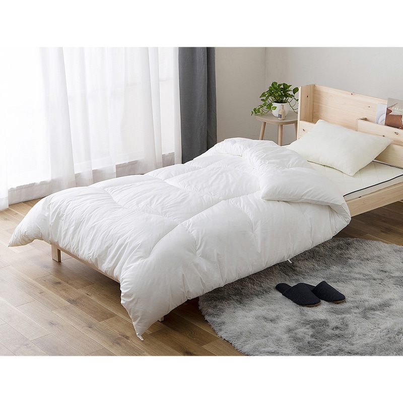 アイリスオーヤマ 吸湿発熱 あったか掛けふとん シングル ホワイト FMHK-S 1枚(ご注文単位1枚)【直送品】