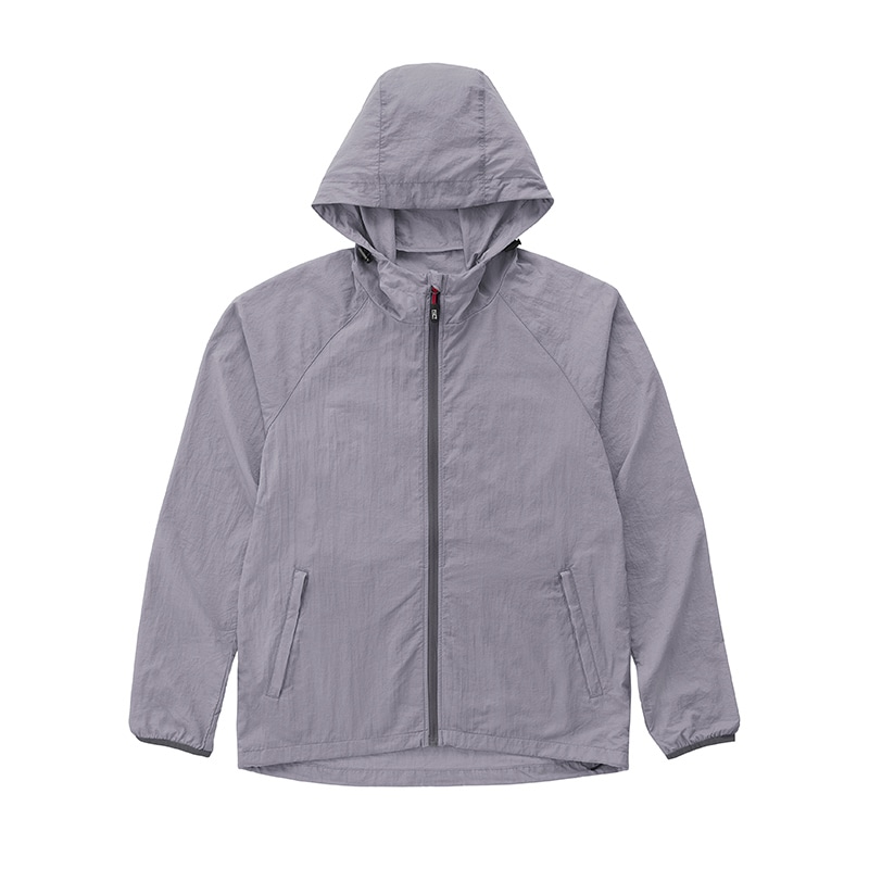 アイリスオーヤマ ファンクト シェルジャケット M ライトグレー FC22115-LGM 1枚(ご注文単位1枚)【直送品】