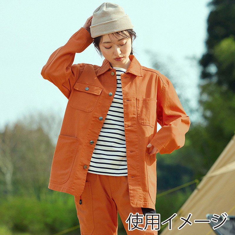 アイリスオーヤマ ファンクト ファイヤープルーフ カバーオール S オレンジ FC22106-ORS 1枚(ご注文単位1枚)【直送品】