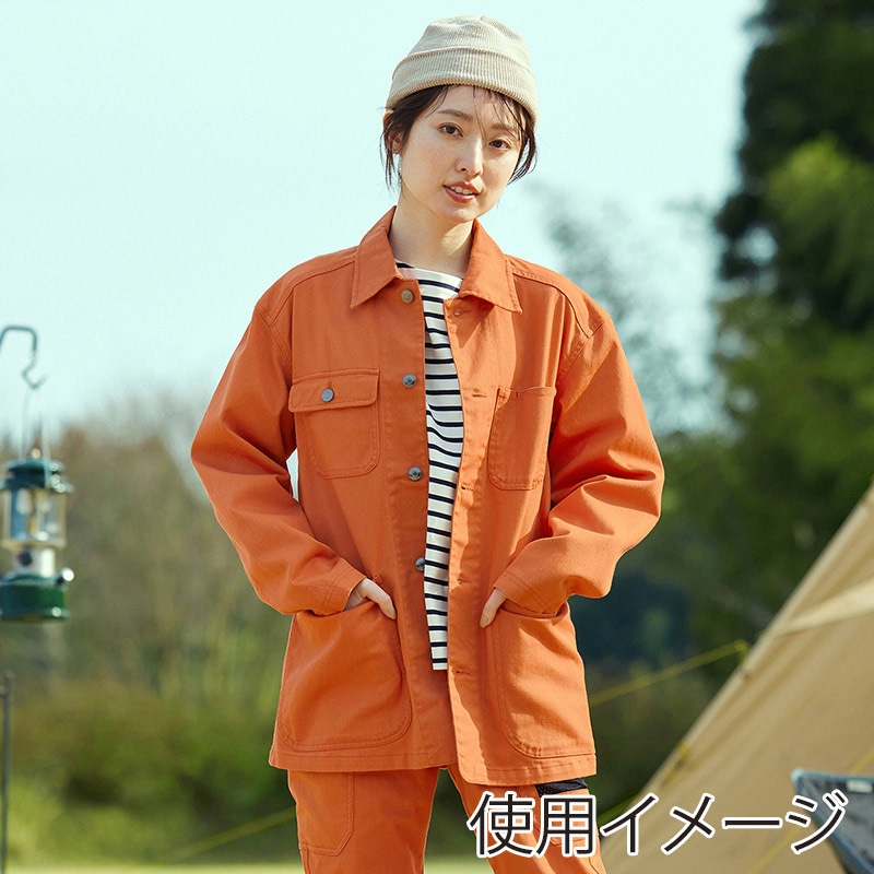 アイリスオーヤマ ファンクト ファイヤープルーフ カバーオール L オレンジ FC22106-ORL 1枚(ご注文単位1枚)【直送品】