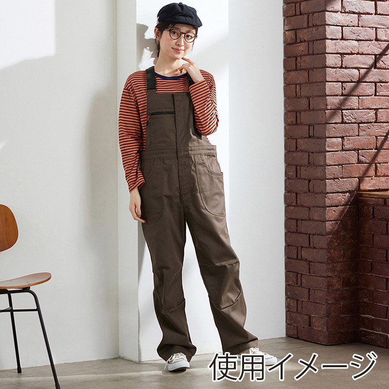 アイリスオーヤマ ファンクト ファイヤープルーフ オーバーオール S ブラウン FC22108-BRS 1枚(ご注文単位1枚)【直送品】