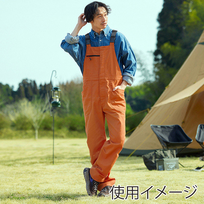 アイリスオーヤマ ファンクト ファイヤープルーフ オーバーオール M オレンジ FC22108-ORM 1枚(ご注文単位1枚)【直送品】