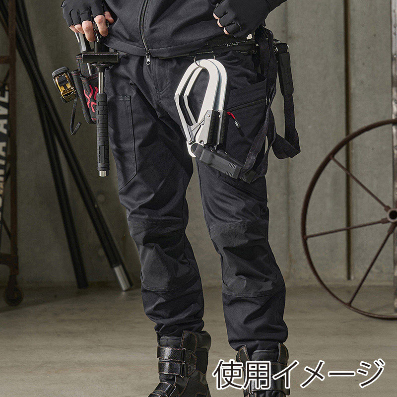 アイリスオーヤマ ファンクト ギアカーゴパンツ L ブラック FC22111-BKL 1枚(ご注文単位1枚)【直送品】